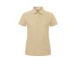 Polo pour femme en coton piqué à manches courtes 180 g/m² B&C couleur beige