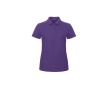 Polo pour femme en coton piqué à manches courtes 180 g/m² B&C couleur violet
