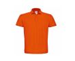 Polo pour homme en coton piqué avec 2 boutons 180 g/m² B&C couleur orange