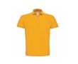 Polo pour homme en coton piqué avec 2 boutons 180 g/m² B&C couleur jaune foncé