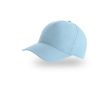 Casquette pour enfants en polyester recyclé de baseball 220 g/m² couleur bleu ciel
