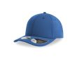 Casquette en polyester recyclé avec fermeture velcro 255 g/m² couleur bleu roi
