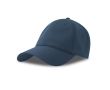 Casquette en polyester recyclé et élasthanne, dry tech 195 g/m² couleur bleu marine