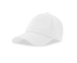 Casquette en polyester recyclé et élasthanne, dry tech 195 g/m² couleur blanc