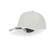 Casquette fabriquée à partir de bouteilles avec visière 115 g/m² couleur blanc