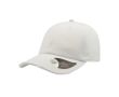 Casquette en coton style américain années 90 avec effet usé 280 g/m² couleur blanc