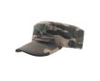 Casquette en coton de style militaire avec fermeture velcro 235 g/m² couleur camouflage