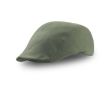 Béret équestre en coton brossé avec fermeture velcro 235 g/m² couleur vert olive