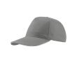 Casquette en coton léger avec visière contrastée en couleur 160 g/m² couleur gris clair