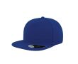 Casquette partiellement en laine avec visière plate 400 g/m² couleur bleu roi