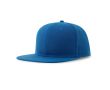 Casquette en sergé de polyester recyclé avec visière plate 300 g/m² couleur bleu roi