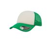 Casquette en polyester avec visière incurvée et rembourrée 80 g/m² couleur vert