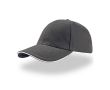 Casquette en coton taille unique avec fermeture à boucle 250 g/m2 couleur anthracite