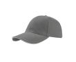Casquette en coton taille unique avec fermeture à boucle 250 g/m2 couleur gris foncé