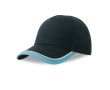 Casquette de baseball pour enfants en coton bio 260 g/m2 couleur bleu marine