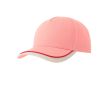 Casquette de baseball pour enfants en coton bio 260 g/m2 couleur rose clair