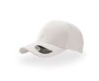Casquette de baseball en sergé de coton avec fermeture velcro couleur blanc