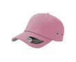 Casquette de baseball en sergé de coton avec œillets 250 g/m2 couleur rose clair 