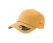 Casquette de baseball en sergé de coton avec œillets 250 g/m2 couleur jaune