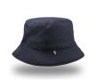 Chapeau de pêcheur réversible en polyester avec intérieur coloré couleur bleu marine