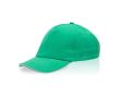 Casquette enfant en coton avec détail coloré sur la visière 255 g/m2 couleur vert
