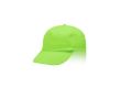 Casquette enfant en polyester idéale pour les fêtes 125 g/m2 couleur vert clair