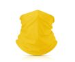 Cache-cou en polyester et élasthanne pour protéger la bouche et le nez couleur jaune