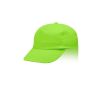Casquette en polyester et coton en plusieurs couleurs 125 g/m2 couleur vert clair