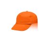 Casquette en polyester et coton en plusieurs couleurs 125 g/m2 couleur orange