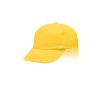 Casquette en polyester et coton en plusieurs couleurs 125 g/m2 couleur jaune