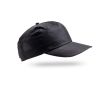 Casquette en polyester recyclé avec visière incurvée 125 g/m2 couleur noir