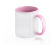 Tasse en céramique bicolore, plusieurs options, 325 ml couleur rose clair 