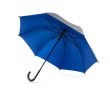 Parapluie automatique en polyester 190T avec extérieur argenté Ø102 couleur bleu roi
