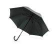 Parapluie automatique en polyester 190T avec extérieur argenté Ø102 couleur noir