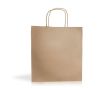 Sac de courses en papier kraft avec soufflet large 100 g/m² couleur naturel
