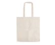 Sac durable en coton avec interlock et longues poignées 310 g/m² couleur beige