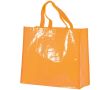 Sac de courses en nylon brillant et résistant 120 g/m² couleur orange