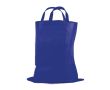 Sac pliable en non-tissé avec fermeture par velcro 80 g/m² couleur bleu marine