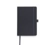 Carnet en RPET avec ruban et support pour stylo A5 pages lisses couleur noir