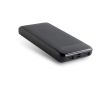 Powerbank en ABS recyclé avec plusieurs ports 10 000 mAh couleur noir