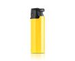 Briquet électronique avec flamme résistante au vent couleur jaune