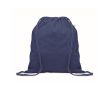 Sac à dos en corde de coton recyclé et RPET 140g/m² couleur bleu roi