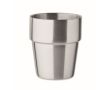 Gobelet empilable en acier inoxydable recyclé, 250ml couleur argenté mat