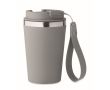 Gobelet isotherme en acier inoxydable avec sangle de transport, 350ml couleur gris foncé