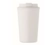Gobelet à double paroi en maïs, capacité 350ml couleur blanc