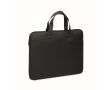 Sacoche classique ordinateur portable 15 pouces, polyester recyclé couleur noir