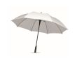 Parapluie anti-vent en pongee RPET avec ouverture automatique, Ø116cm couleur blanc