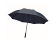 Parapluie anti-vent en pongee RPET avec ouverture automatique, Ø116cm couleur bleu