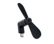Ventilateur portable pour téléphone via port USB-C couleur noir
