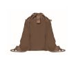 Sac à dos à cordons en coton recyclé 220 g/m2 Cotton Eco couleur marron